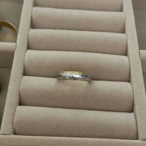 Chic Silver and Gold Women's Ring